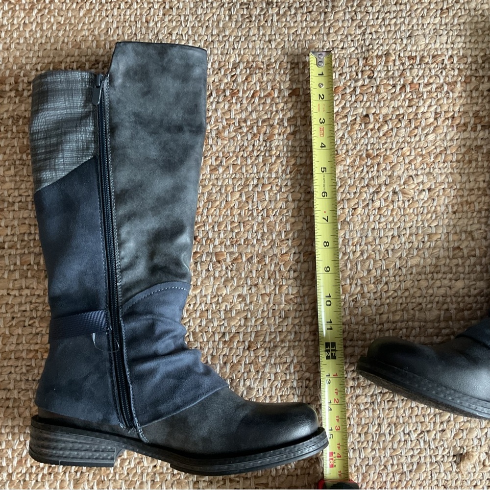 Reiker NWOT knee high Franka blue women boots - Picture 9 of 9